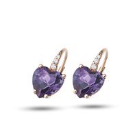 Ohrringe Medea Dame MEDEA in Rosègold Ametista 4.34 Ct 0R012 - 0R012